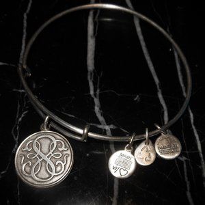 Alex And Ani Endless Loop Charm Silver Rafaeilian